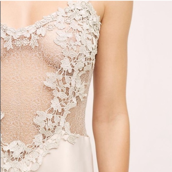 Flora Nikrooz Showstopper Chemise & Robe Set BHLDN bride honeymoon 2 piece Sz Sm - Picture 12 of 15